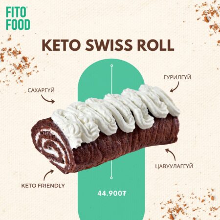 Keto swiss roll